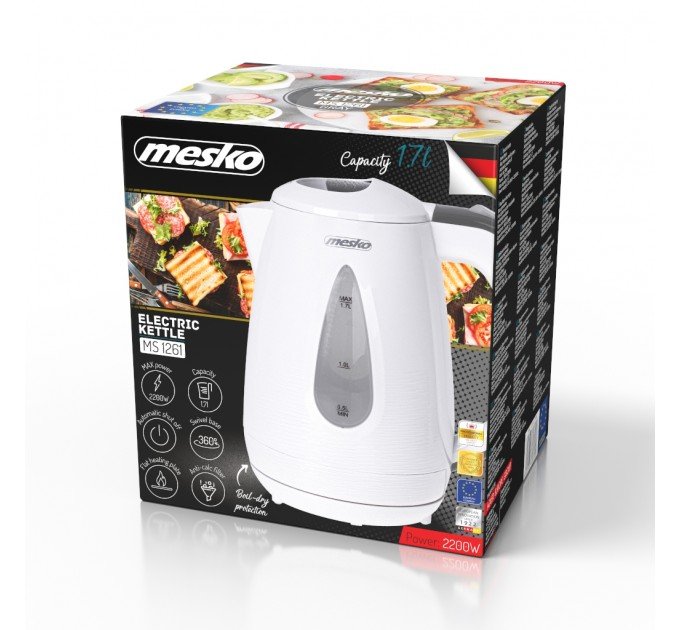 Електрочайник Mesko MS 1261 Grey