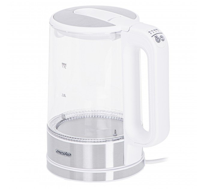 Електрочайник Mesko MS 1301 white