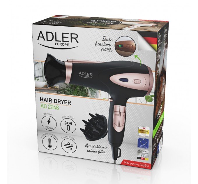 Фен Adler AD 2248 black
