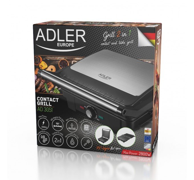 Контактний гриль Adler AD 3051
