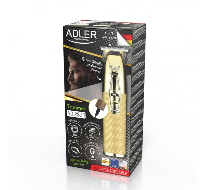 Професійний тример Adler AD 2836 Gold