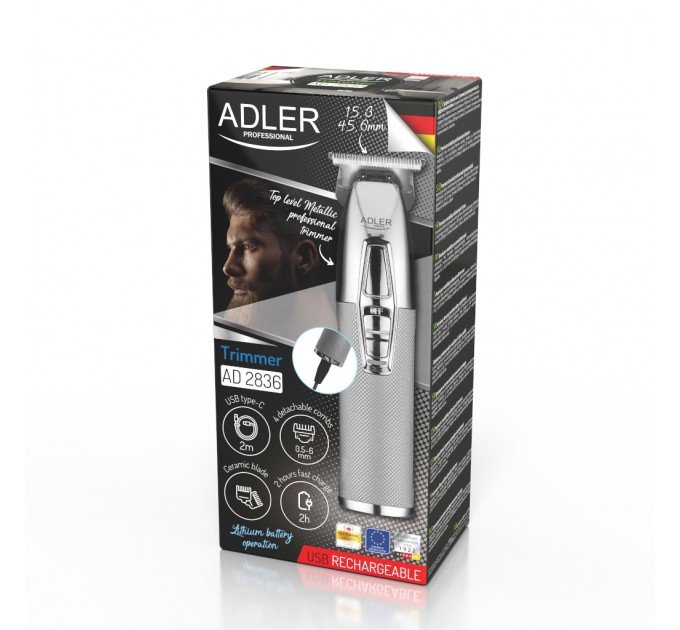 Професійний тример Adler AD 2836 Silver