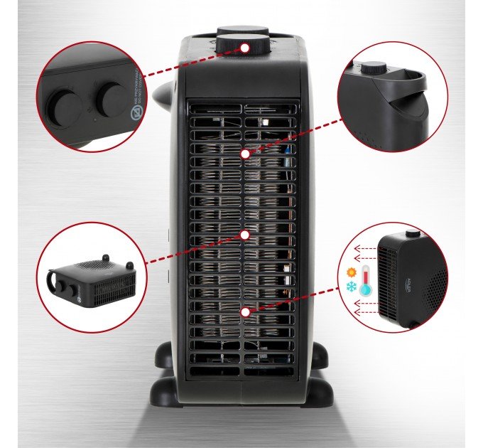​Тепловентилятор Adler AD 7725 black