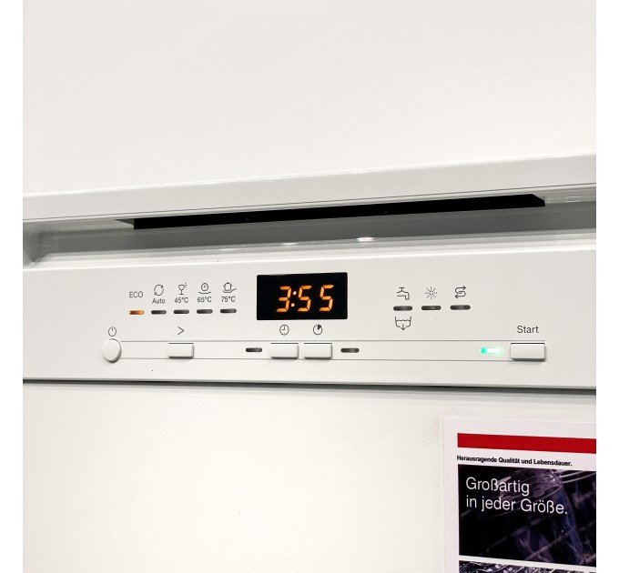 Посудомийна машина G 5210 SCU White під забудову з фасадом