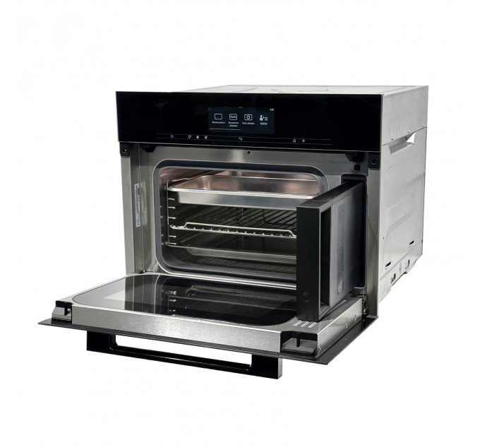 Комбінована парова шафа з функцією НВЧ DGM 7840 Black