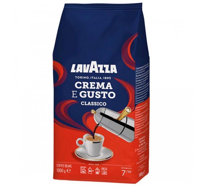 Кава в зернах Lavazza Crema E Gusto Classico 1 кг